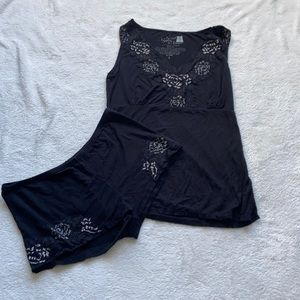 Soma black pajama set.